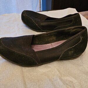 Skechers Black Slip On, Size 7